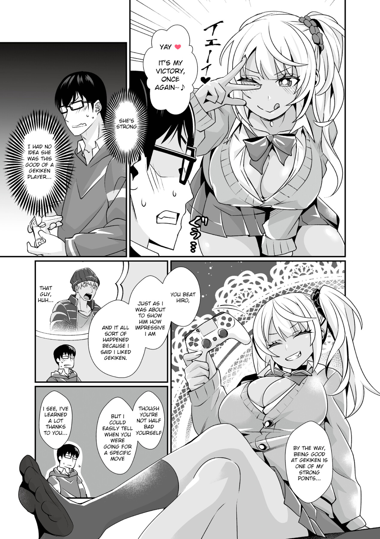 Hentai Manga Comic-Gyaru Gamer Encount!-Read-7